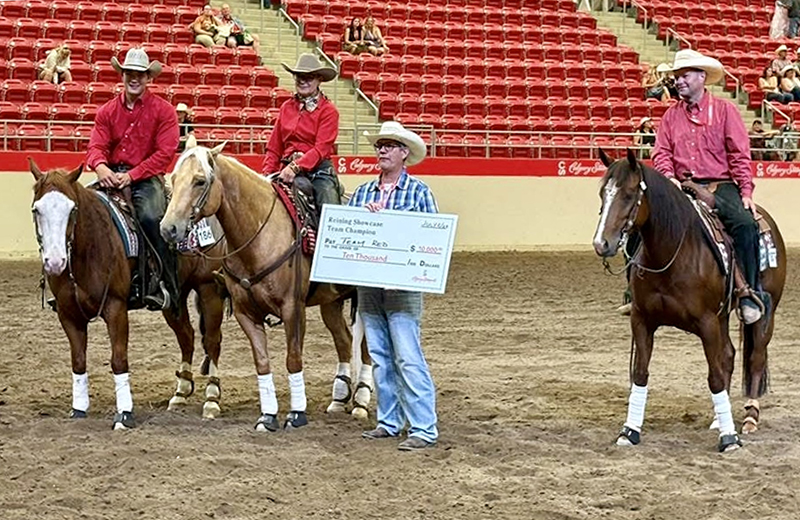 team red winner calgary stamped 2025, show organizer david benard calgary stampede
