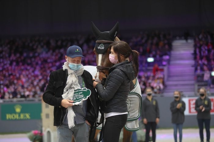 fine lady 5 horse, eric lamaze horses, retired horse eric lamaze, olympians canada show jumping, rolex horse winners fine lady 5