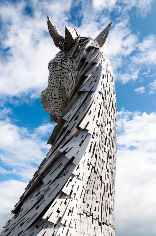 kelpie mythological water horse scotland, margaret evans, equine sculptures