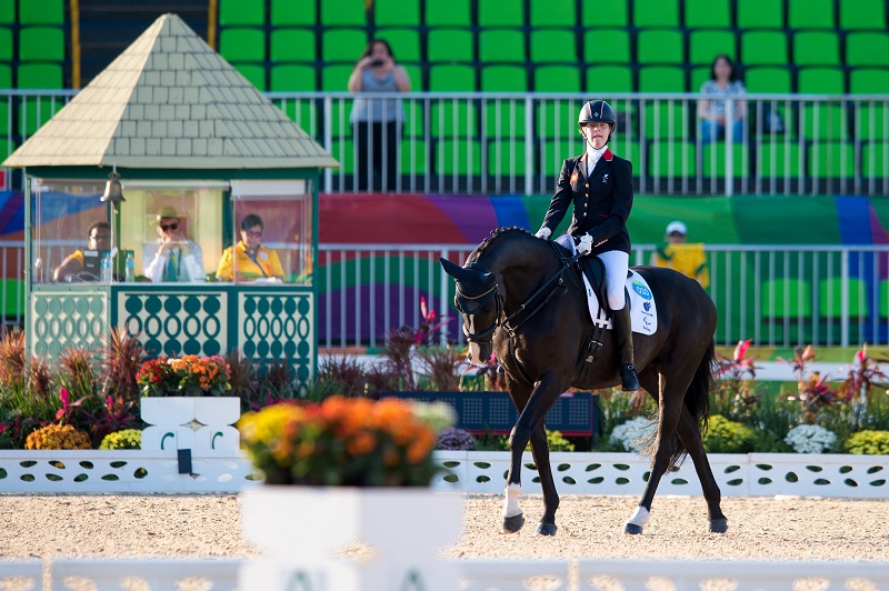 Rio 2016 Paralympics, olympic equestrian centre deodoro, dressage great britain equestrian, sphie christansen, anne dunam, natasha baker, sophie wells