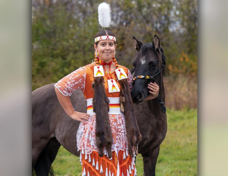 Mādahòkì Farm, Lac La Croix Indigenous pony, Lac La Croix ponies, Gakijiwanong Anishinaabe Nation, unique pony breeds, zebra stripes on pony legs, importance of preserving horse breeds, TJ Stables, mare Wishkossiwika, Fred Isham, Ojibwe Horse herd, The last roundup