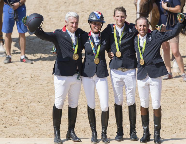 Rio 2016 Olympic Team Jumping Final Deodoro Olympic Park in Rio de Janeiro eric lamaze amy millar yann candele tiffany foster Meredith Michaels-Beerbaum Christian Ahlmann Daniel Deusser