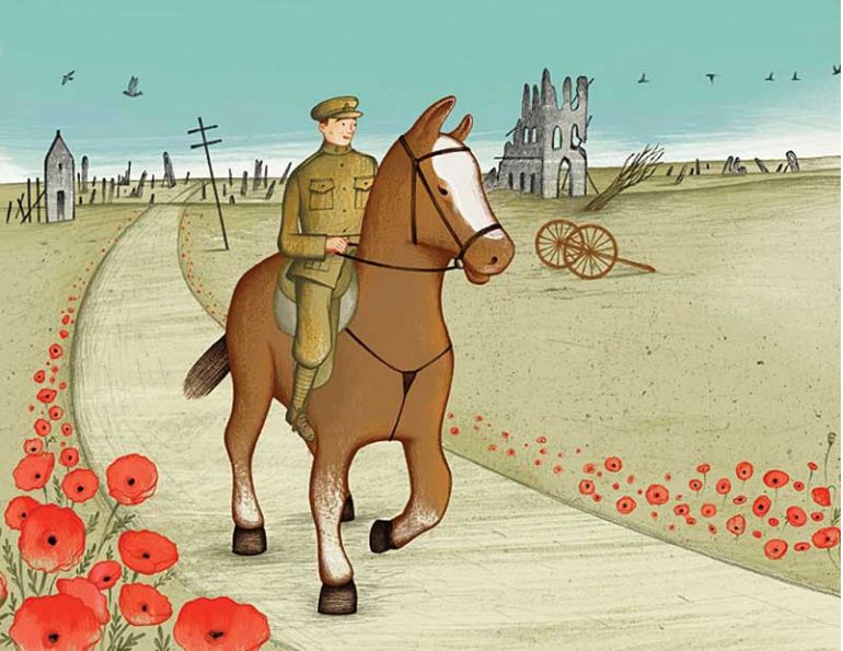 World War I horse named Bunny, bunny the brave war horse, Elizabeth MacLeod, 1914 horse named bunny