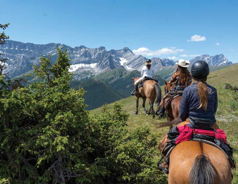 anchor d guiding & outfitting, dewy matthews, riding holidays, horse riding holidays canada, rocky mountain horse rides